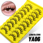 GROINNEYA Manga Lashes Mixed style 5/9/20 Pairs 3D 6D 8D Mink Lashes Natural Eyelashes Soft Cross Wispy False Eyelashes Eyelash