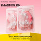 5/10 Capsules of Cleansing and Makeup Remover Oil Gentle Facial Makeup Remover Travel Portable Moisturize Soothe Cleansing Oil