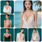 Reusable Breast Petals Lift Invisible Silicone Bra-less Pasties Pad Nipple Cover Invisible Petal Adhesive Stick on Bra for Women