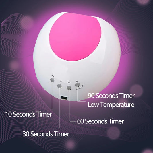 Sun2C UV Nail Lamp 48W Gel Polish Dryer Pedicure Light Manicure Lamp Nail Art Gel Dryer Machine Nail LED Lamp Not Black Handed