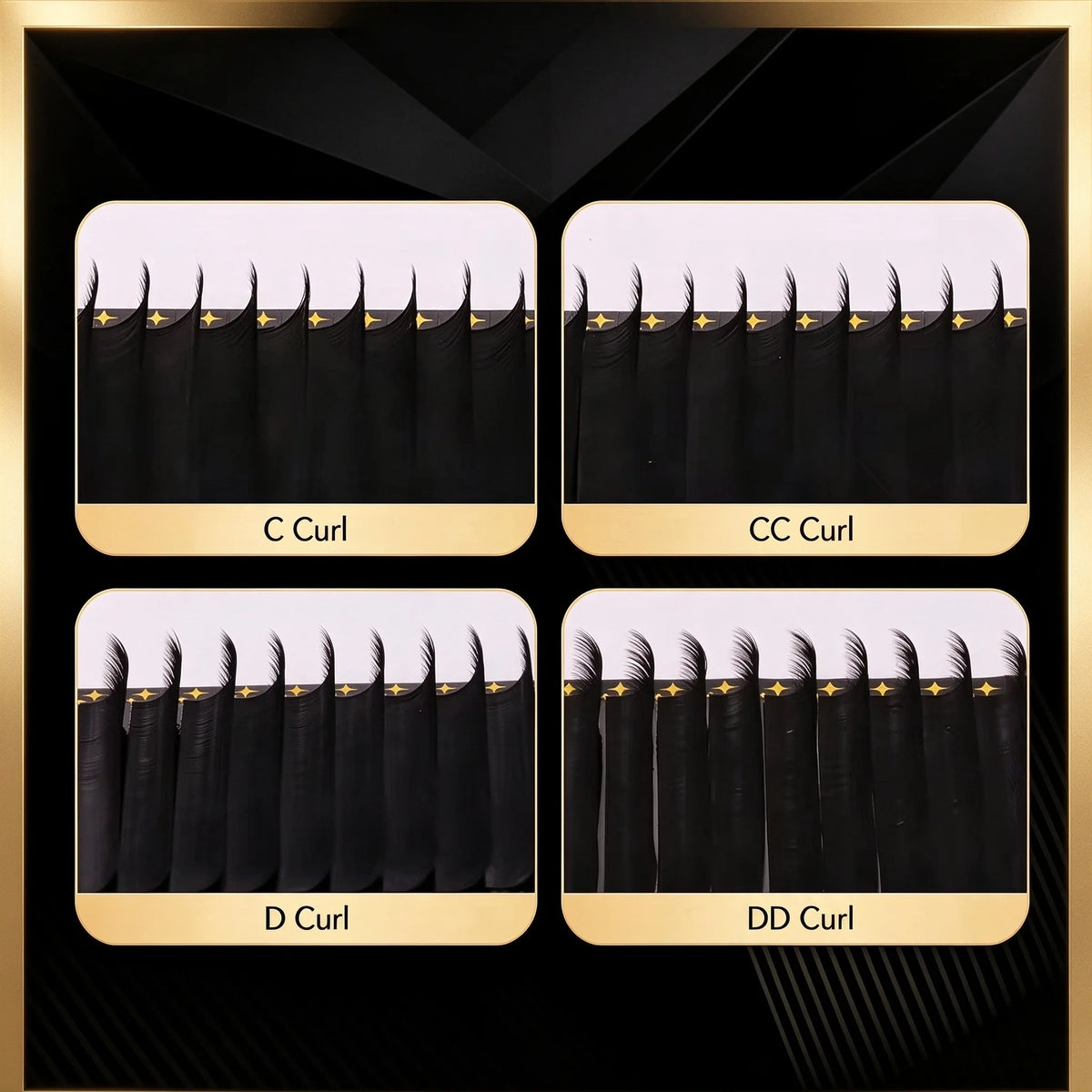 Lashprofessor 16Rows Russian Volume Eyelash Extension 0.03/0.05/0.07/0.1 Individual Handmade Silk Mink False Lashes Pinching Fan
