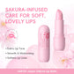 LAIKOU Sakura Lip Balm Nourishing Refreshing Hydrating and Lasting Moisturizing Preventing Cracking Repairing for Daily Lip Care
