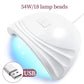 LULAA 54W USB Cabin UV LED Nail Gel Led Lamp for Nails Accessories Professional Material Nail Drying Lamp for All Manicure