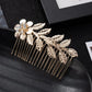 Metal Butterfly Hair Comb For Women Vintage Bridal Hair Clips Pins Bride Hairstyle Fashion Wedding Hair Accessories