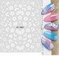 1pcs Sakura Flower 3D Nail Stickers White Cherry Blossom Nail Art Decals Spring Summer Adhesive Slider Decor Wedding Manicure
