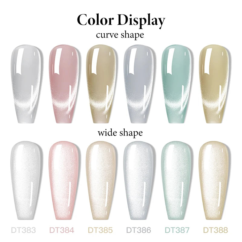 7ml Cat Magnetic Gel Nail Polish Pink Silver Semi Permanent Glitter Magnetic Gel UV/LED Needed Soak Off Painting Vanrish Design