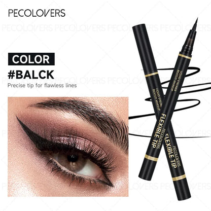 5pcs Black Eyeliner, Quick-drying Extremely Thin Eyeliner, Waterproof and Sweat-proof, Not Easy To Smudge, Eye Cosmetics
