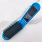 Portable Travel Folding Hair Brush With Mirror Compact Pocket Size Comb ABS Heat-Resistant Folding Comb Portable Dual-Use
