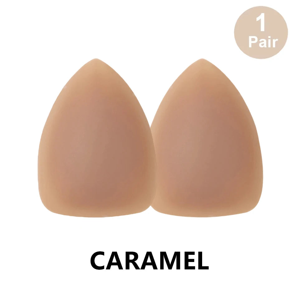 Triangle Nipple Covers Pasties Silicone Sticky Bra Liner Pads Adhesive Breast Lifting Tape Seamless No Show Bra
