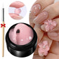 BORN PRETTY 15ml Clear Non Stick Hand Extension Gel 3D Shaping Sculpting Carving Nail Art Solid Hard Gel for Fake Nail