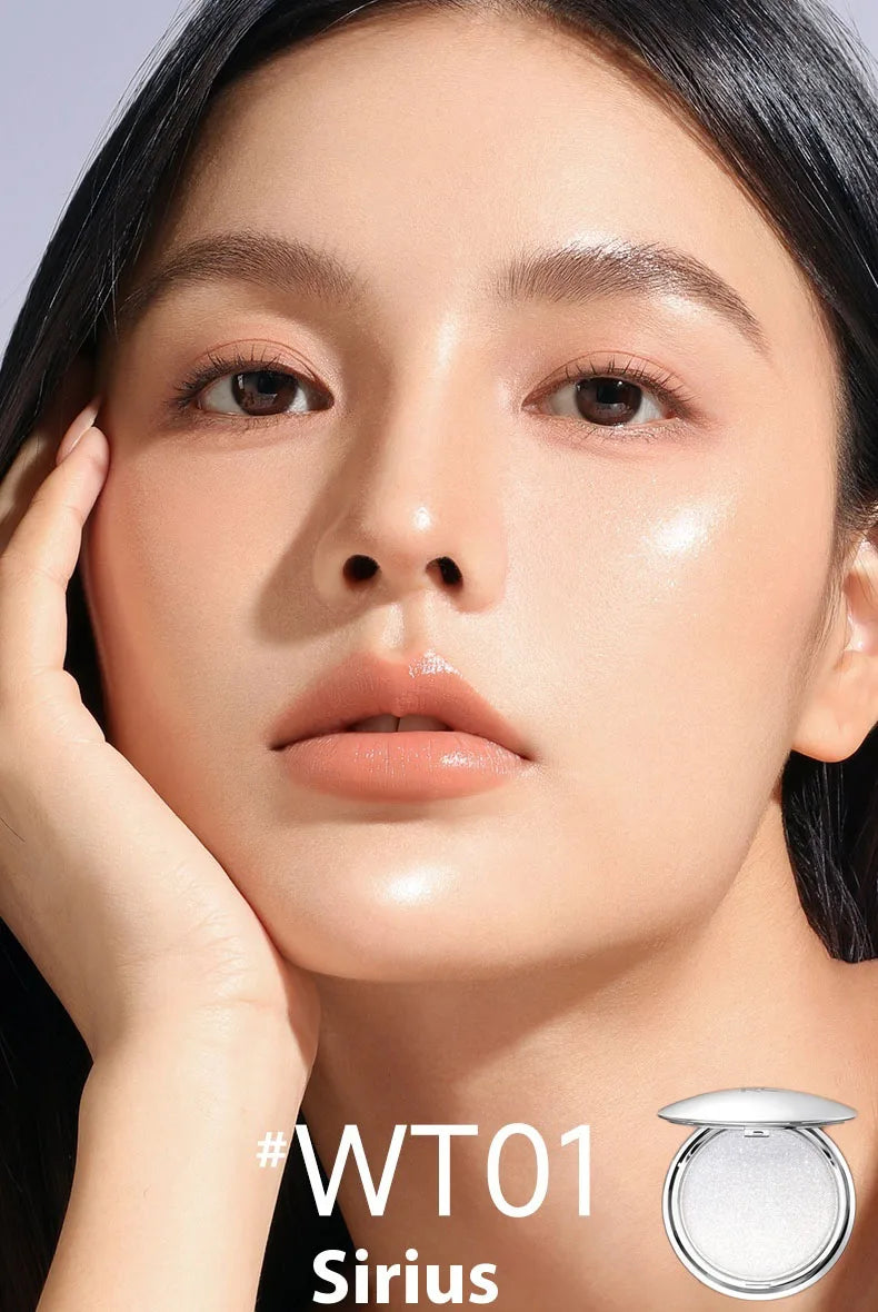 FOCALLURE Highlighter Bronzer Cream Monochrome Highgloss Giltter Long Lasting Natural Matte Concealer Contouring Makeup