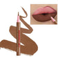 Matte Lip Liner Pencil Waterproof Smooth Application Smudge-Proof Moisturising Highly Pigmented 6 Colors Lip Contouring Makeup