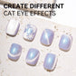 10ml Aurora Purple Cat Eye Gel Winter Northern Bright Magnetic Gel Polish Soak Off UV LED Gel Varnish Nail Art Autumn