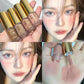 Cappuvini Liquid Matte Eye Shadow Brown Glitter Liquid Eyeshadow Stick Shimmer Natural Milk Coffee Eye Shadow Pigment Makeup 1pc