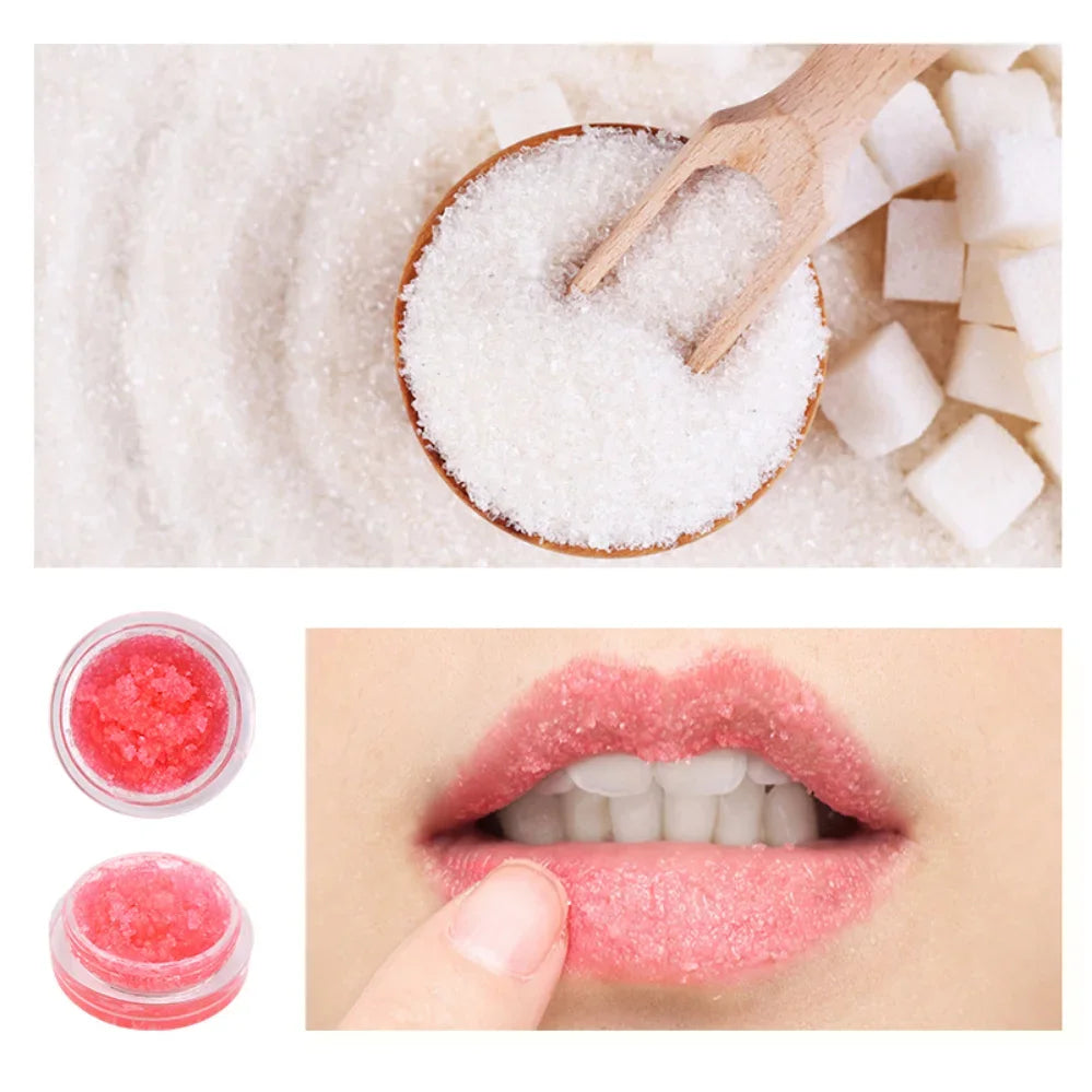 Vegan Fruit Lip Scrub Lipstick 2 in 1 Moustirzing Lip Balm Private Label Custom Logo Sugar Lip Scrub