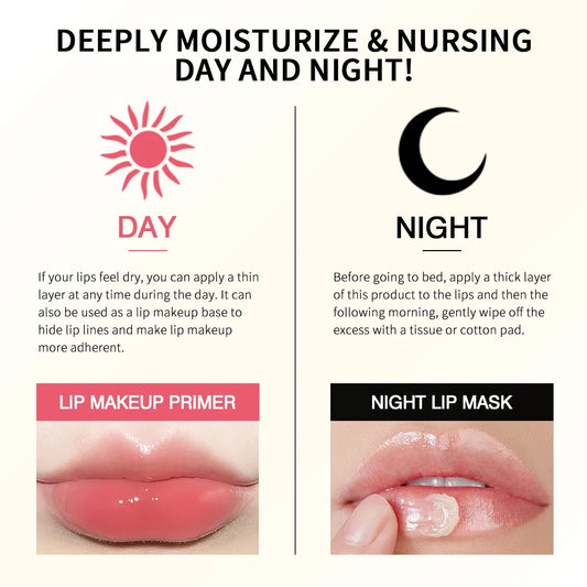 Moisturizing&Hydrating Lip Collagen Repairs Dry Strengthens Lip Barrier Prevent Lip Tears Or Oremature Wrinkles Soft Lips Mask