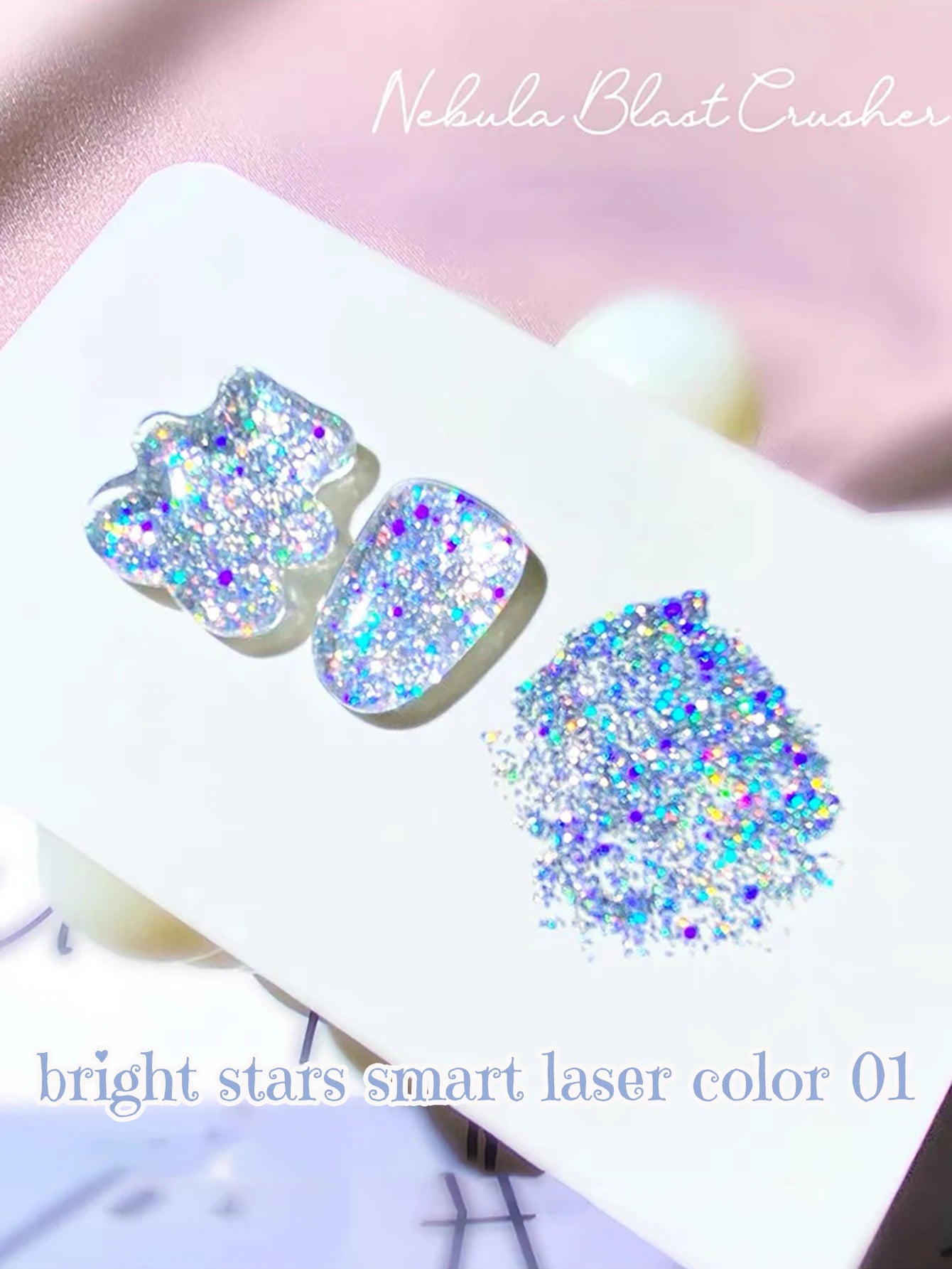 MIANEL 1-12PCS Star-chasing Moon-chasing Gel Nail Polish 2026 Popular Whitening Strobe Sequin Flashing Nail Polish White Nails