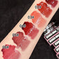 PINKCOCO Bear Doodle Mirror Lip Glaze — Long-Lasting Shiny Lip Gloss, Student-Friendly, Skin-Brightening Nude Lipstick