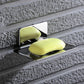 Soap Holder Dish Wall Mount Adhesive Tray Storage Dish Bathroom Shower Plate Box Stainless Steel Rack