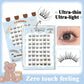 Ultra-thin Noglue Lashes Zero-touch False Eyelashes Natural Eyelash Clusters Lashes with Eyelash Glue Self Adhesive Eyelashes