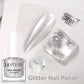 LILYCUTE 7ml Dark Red Nail Polish Water-based Colorful Glitter Sequins Air Dry No Need Cure Nail Art Supplies Gorgeous Color