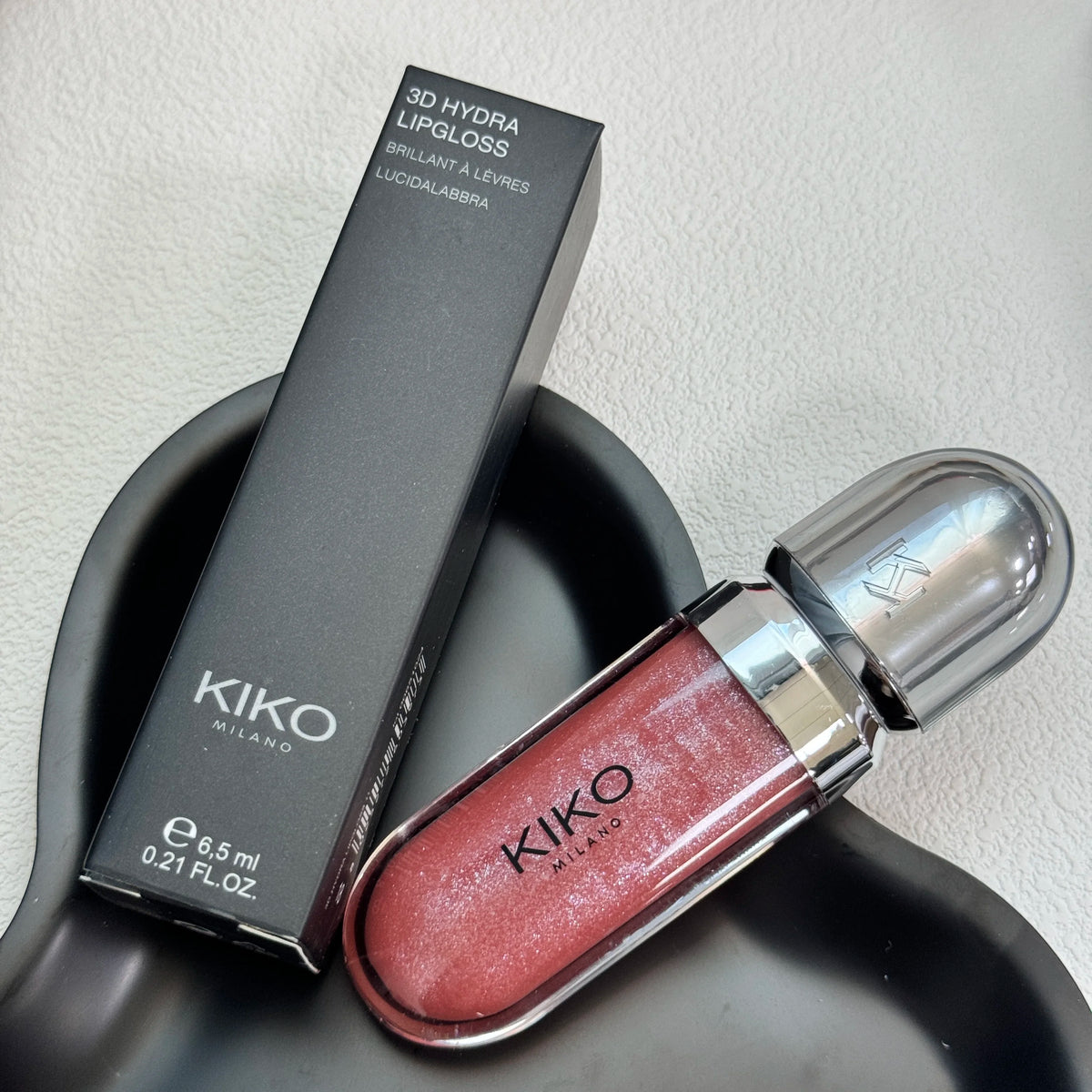 KIKO 3D Liquid Lip Gloss Mirror Colour Pearlescent Shimmer Moisturizing Waterproof Plump Glossy Lasting Not Fading Lipstick