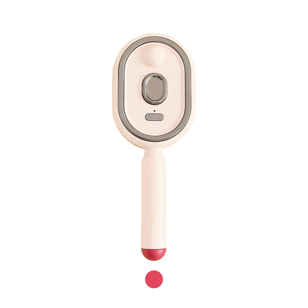 iLMH Electric Spray Hair Brush, Steamy Air Cushion Massage Comb, Self Cleaning Anti Static Detangling Brush for Women Hair
