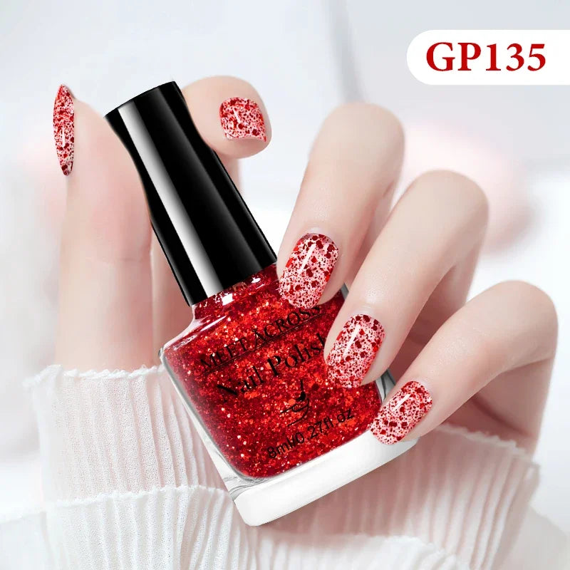 8ml Water-Based Nail Polish 48 Colors Long Lasting Quick Drying No Need of Lamp to Cure Nail Supplies Vernis for Nails Manicure