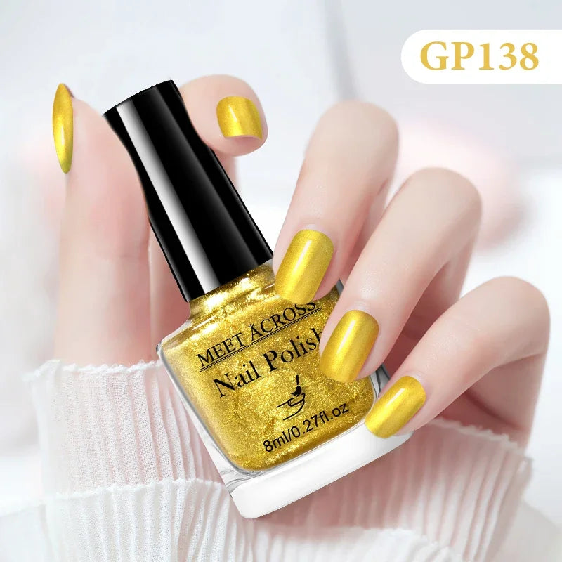 8ml Water-Based Nail Polish 48 Colors Long Lasting Quick Drying No Need of Lamp to Cure Nail Supplies Vernis for Nails Manicure