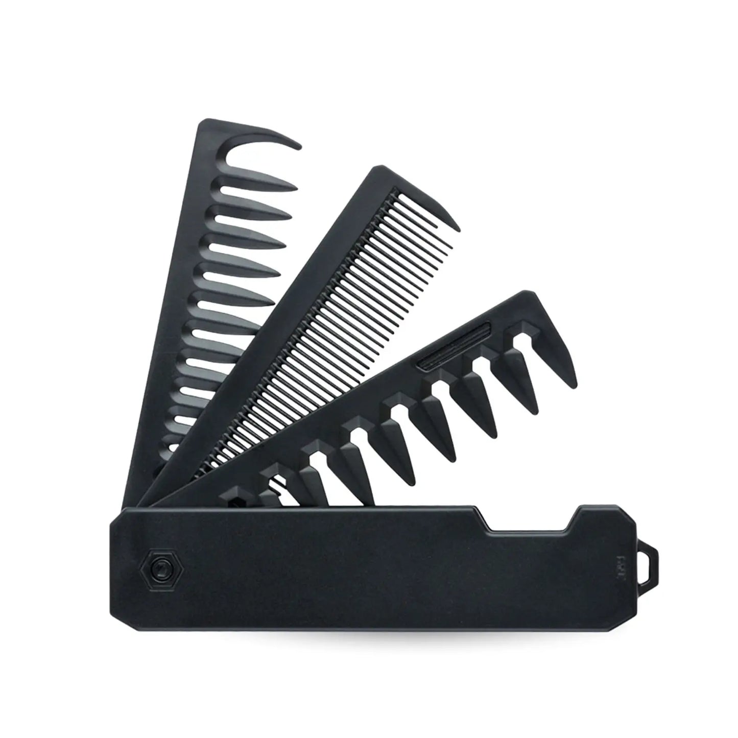 NEW Style 2 in 1 Pocket Folding Comb Barber Hair Clipper Combs Hair Styling Tools Professional Salon Wide Tooth Oil Head Comb