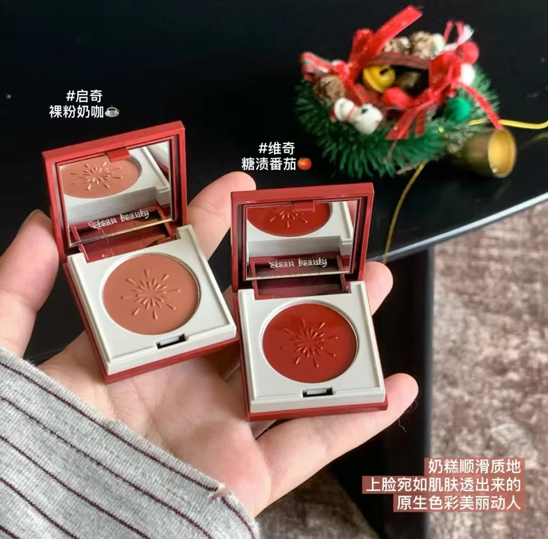 RED CHAMBER Waterlight Blush Lip Gloss Multi-use Cream Pearl Shimmer Eye Shadow High Gloss Face Contouring Makeup Christmas