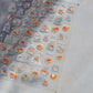 Magical Blow Bubbles Goldfish Bunny Rabbit Cat Kitten Shape Shiny Dreamy Bubbles 5D Nail Art Decorations Sticker Manicure Decal