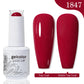Arte Clavo 15ml Rose Red Pink Color Gel Nail Polish Autumn Winter Hot Sale Long Lasting Soak Off For Manicure Nail Art Gel