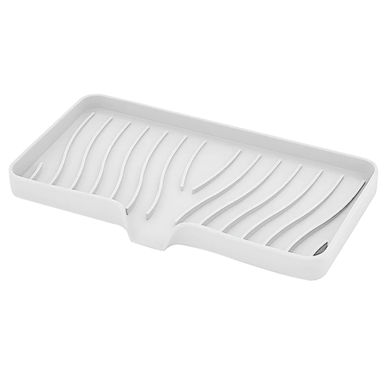 1pcs Silicone Faucet Drain Pad Sink Dish Soap Anti-slip Sink Tray Kitchen Sink Soap Drain Mat Self Draining Soap Bar Holder