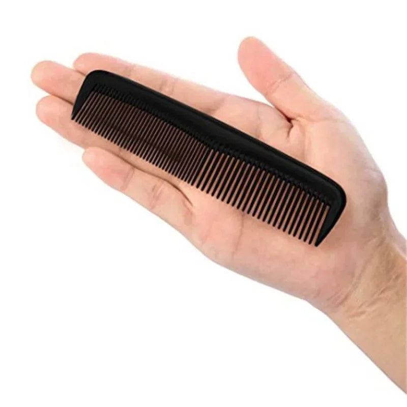 Mini Plastic Comb Small Hair Comb with Thick and Thin Teeth Portable Comb for Hotel Barber Accessories Women Hair Tools