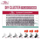 FADVAN Individual Mink Lash Extensions 10D / 20D / 30D / 40D /50D / 60D /80D Clusters 0.07mm  Natural Heat Bonded Cluster Lashes