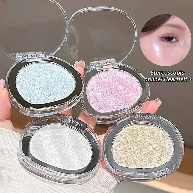 Light Perception Highlighter Powder Makeup Diamond Glitter Eyeshadow Palette Bright Shiny Illuminator Face Eye Makeup Cosmetics