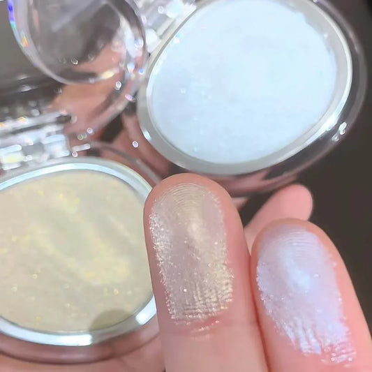 Light Perception Highlighter Powder Makeup Diamond Glitter Eyeshadow Palette Bright Shiny Illuminator Face Eye Makeup Cosmetics