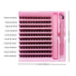 120pcs Clusters DIY Segmented Eyelash Natural Extension Dense Pbt Material 2-in-1 Set C Curling False Eyelashes