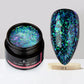 Aurora Glitter Gel Nail Polish 3D Non-Sticky Builder Gel Formula Long-Lasting Shine Soak Off UV/LED Cured Perfect for Manicures