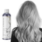 Unisex Silvery Lock Color Shampoo-Silver Fixing Shampoo,Color Locking & Brightening,Cleansing Care,Color Preservation Sleek Hair