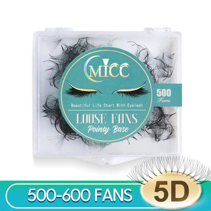 Bulk Lashes Pre Made Fan Short Stem 500 Fans Russian Volume Lashes Premade Fans Volume Lash Individual Eyelash Extension