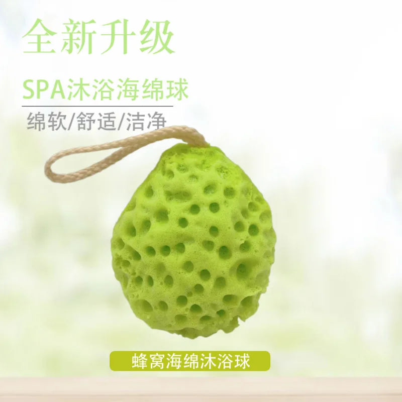 Honeycomb Bath Ball Bathroom Cotton Household Soft Cheese Cute Children's Body Scrubbing Bath Balls Foaming Bath Sponges