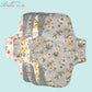 BIAI Large Size Female Nursing Pad Naturally Cloth Menstrual Pad Breathable Graphene Sanitary Pads Panty Liner For Women 22*28CM