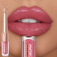 Moisturizing Cream Lip Gloss Autumn/Winter Moisturizing Liquid Lipstick Long lasting Non greasy Lip Makeup Christmas brown