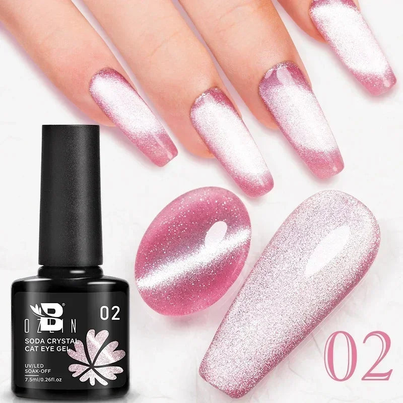 AWStorG 7.5ml Starlit Cat Magnetic Gel Nail Polish Must need Black Gel-Polaris Light Soak Off UV Gel Varnis Semi Permanent DIY