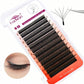 FADVAN New 6D-W Shaped C/D Curl Eyelash Extensions 0.07mm Soft Natural Professional Fake Lash High Quality Faux Mink Lashes