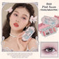 Flowerknows 6 Color Eye Shadow Palette Shell's Jewel Matte Pearl Metallic Glitter Eyeshadow Makeup Long-Wearing for Eyes