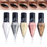Diamond Sparkling Liquid Eyeliner Pearlescent color development quick dry waterproof not easily smudging liquid eyeliner