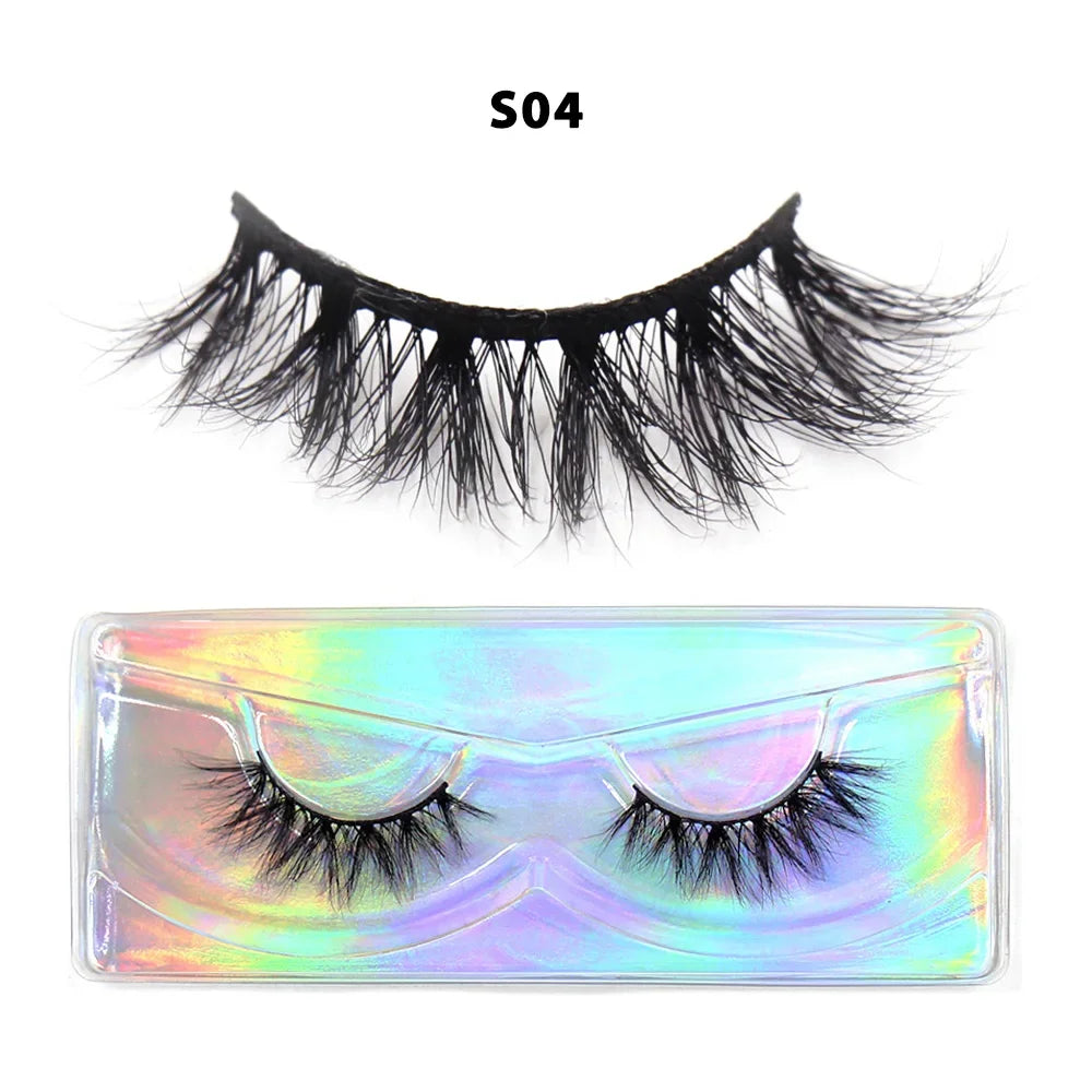 Half Eey Lashes Soft Mink Lashes Reusable Foxy Eyes False Eyelashes Natural Fluffy Makeup Tools Extension Fake Lashes Maquiagem